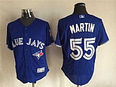 Toronto Blue Jays #55 Russell Martin 40TH Season Patch Blue 2016 Flexbase Collection Stitched Jersey,baseball caps,new era cap wholesale,wholesale hats